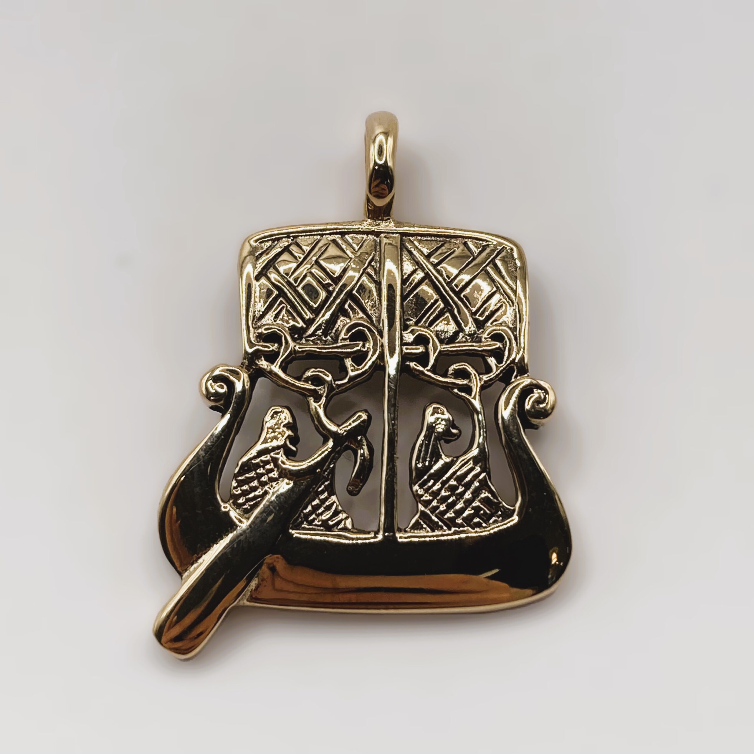 Vikingaskepp, brons